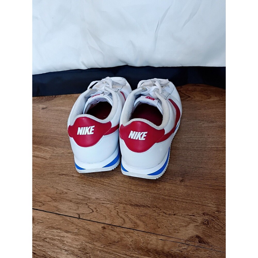 Nike Cortez Basic Leather OG Forrest Gump White Red Blue Mens 12 882254-164 - Picture 3 of 10